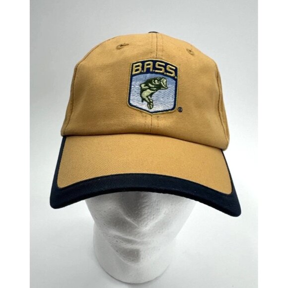 BASS Angler Bassmasters Cap Mens Adjustable ESPN Fishing Hat Embroidered NEW - Picture 1 of 8